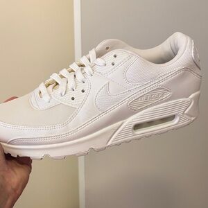 Nike Women's Air Max 90 White Sneakers 10.5